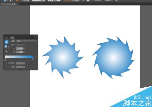 ai绘制圆形的锯齿图标