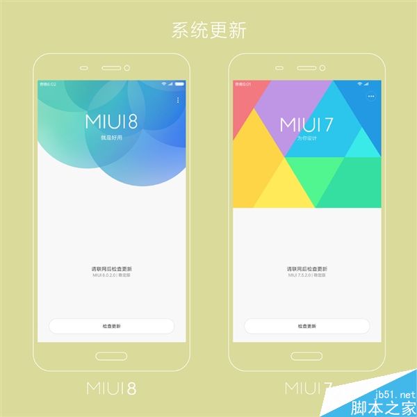 小米官方图解:MIUI 7/8有啥区别?