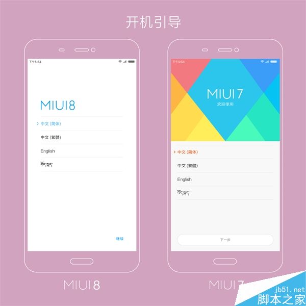 小米官方图解:MIUI 7/8有啥区别?