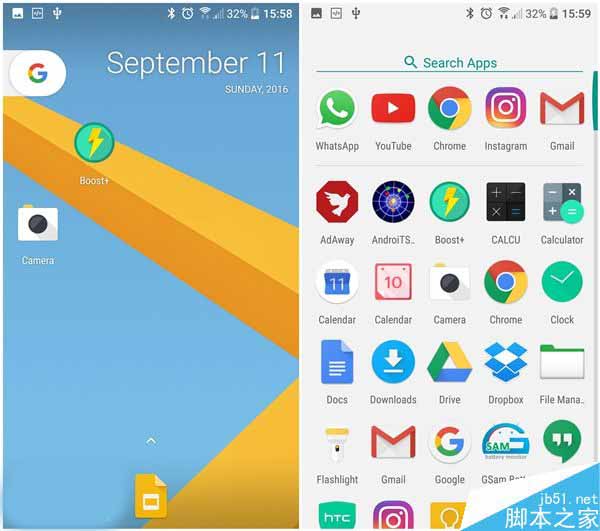 谷歌Pixel手机安卓7.1桌面Launcher下载:取消程序抽屉