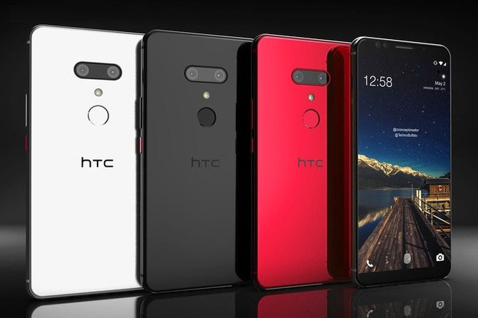 无刘海全面屏+骁龙845 HTC U12渲染图曝光
