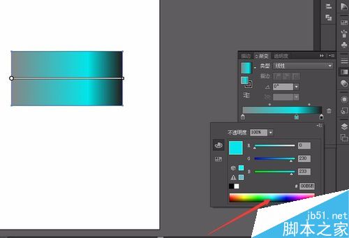 AI如何给图像填充彩色渐变？