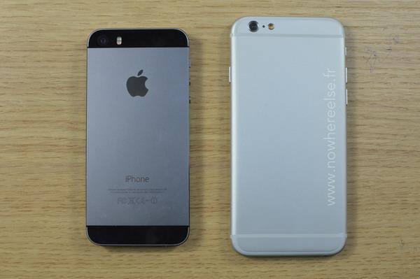 iPhone 6多角度对比iPhone 5s  新特色曝光