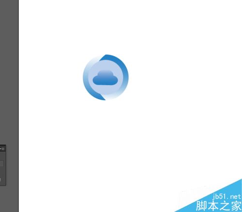 Ai简单绘制白色云朵的图标