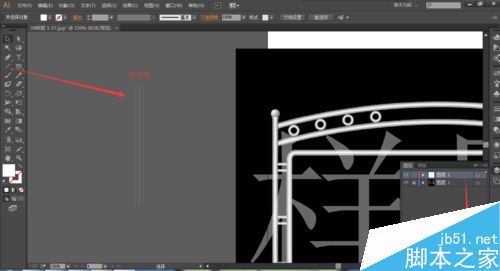 AI制作户外广告架