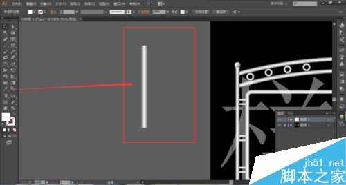 AI制作户外广告架