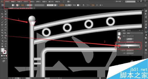AI制作户外广告架