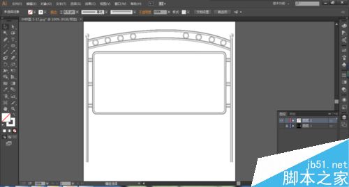 AI制作户外广告架