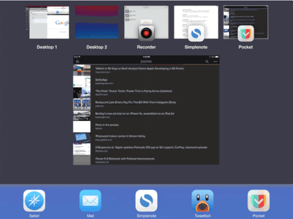 ios8分屏多任务处理怎么用？分屏多任务处理功能使用方法1