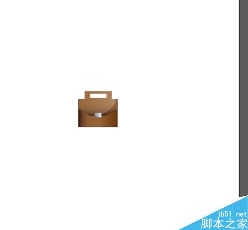 Ai简单绘制公文包的图标
