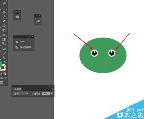 Ai简单绘制卡通小龙的头像