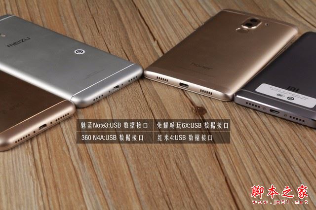 荣耀畅玩6X/红米4/魅蓝Note3/360N4A详细区别对比评测图解:哪个更值得买?