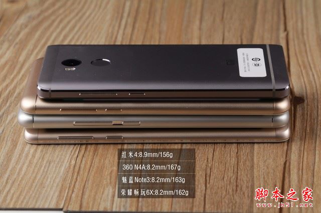 荣耀畅玩6X/红米4/魅蓝Note3/360N4A详细区别对比评测图解:哪个更值得买?
