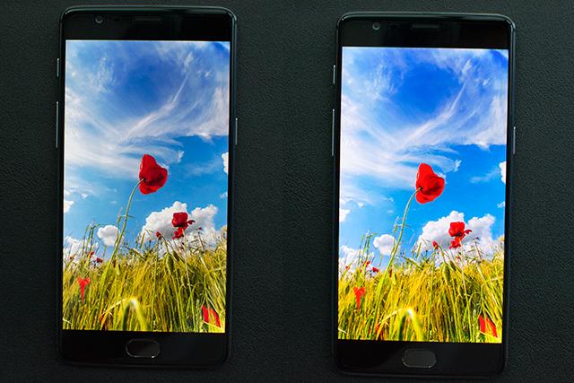 一加3固件更新 加入边缘防误触和sRGB功能