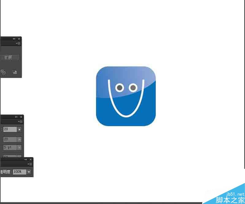 Ai简单绘制笑脸图标