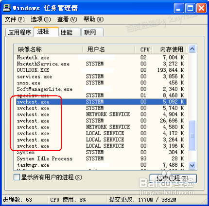 多个svchost.exe占用cpu怎么办 三联教程