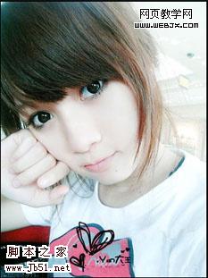 美图秀秀教程：制作有活力的可爱女孩_脚本之家