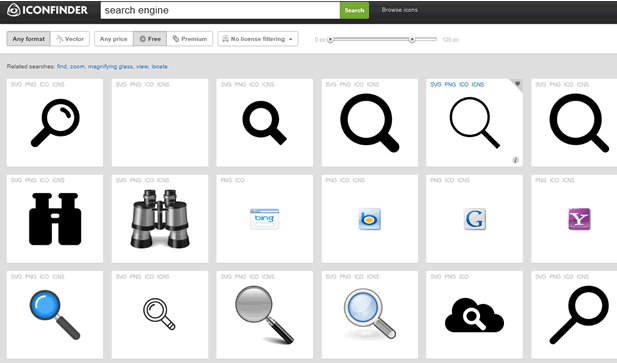 我是如何寻找seo图标素材的