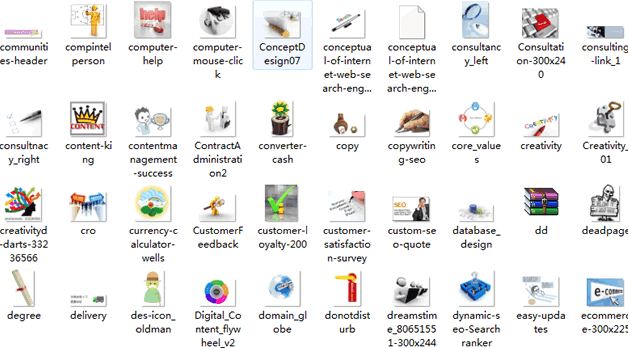我是如何寻找seo图标素材的