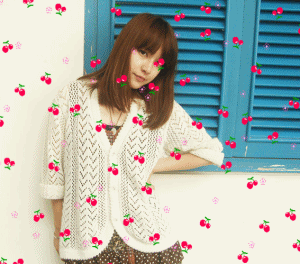 网络美女Yummy教你做美图之：飘落闪图篇