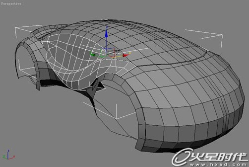 3Dsmax制作“中国风”概念跑车