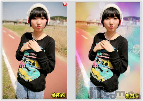 教你做背景幻彩 让照片背景幻彩起来