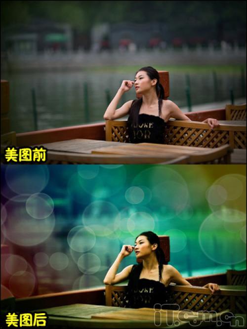 教你做背景幻彩 让照片背景幻彩起来