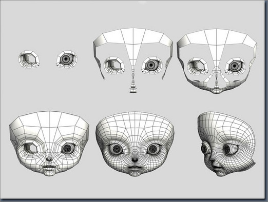 3DS Max制作可爱的大眼睛的机器娃娃