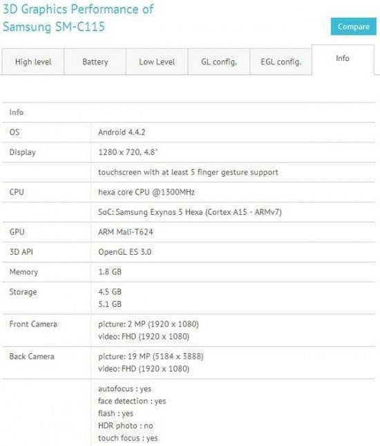 三星s5 zoom配置怎么样?三星galaxy s5 zoom配置参数2