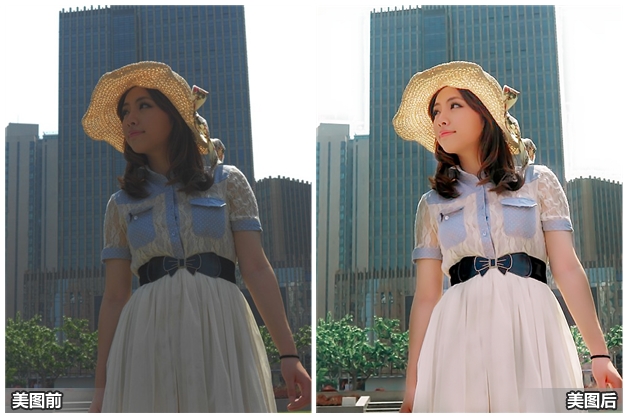 美图秀秀完美拯救背光照 不再怕逆光 三联教程