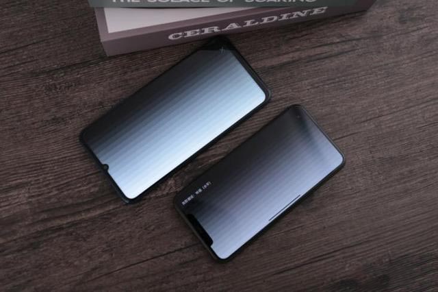 (左为荣耀X10 Max,右为iPhone 11 Pro Max)