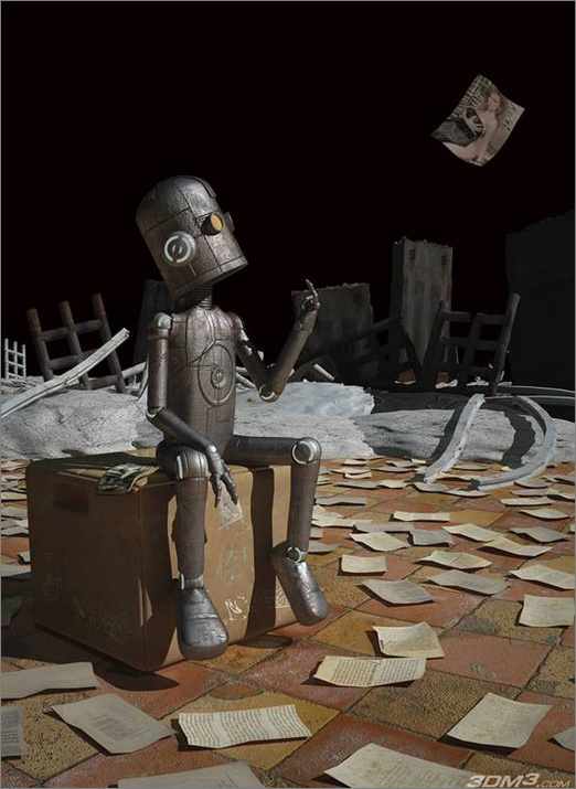 3Dsmax教程：制作3D机器人的完整过程