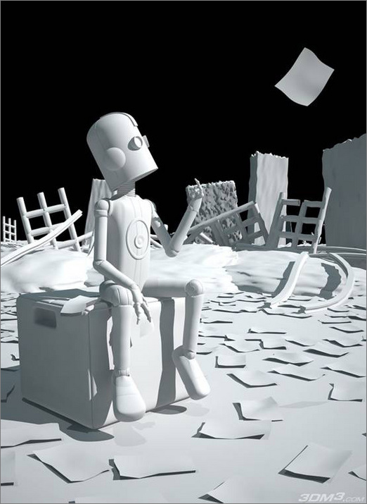 3Dsmax教程：制作3D机器人的完整过程