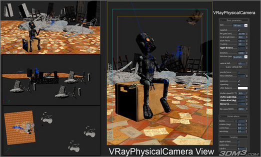 3Dsmax教程：制作3D机器人的完整过程