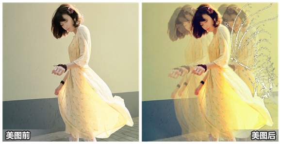 美图秀秀打造多重曝光照 自制幻影效果 三联教程