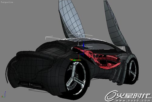 3Dsmax制作“中国风”概念跑车