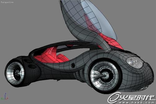 3Dsmax制作“中国风”概念跑车