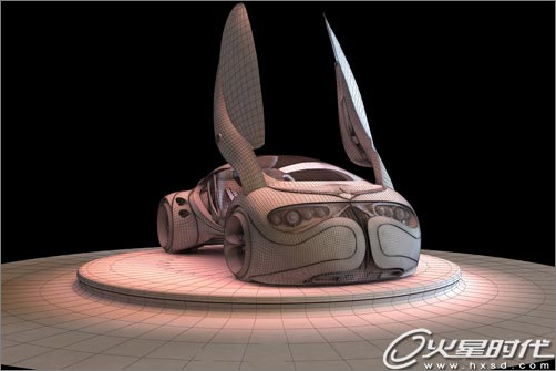 3Dsmax制作“中国风”概念跑车