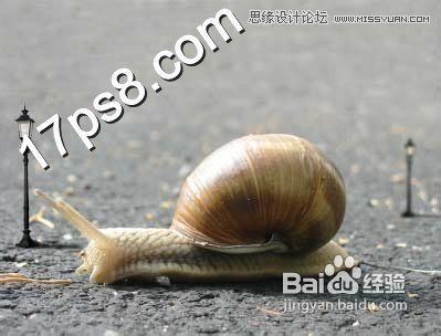Photoshop设计可爱风格的蜗牛城堡教程