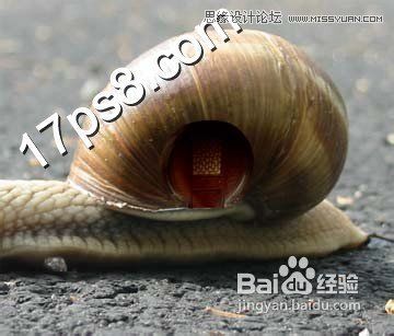 Photoshop设计可爱风格的蜗牛城堡教程