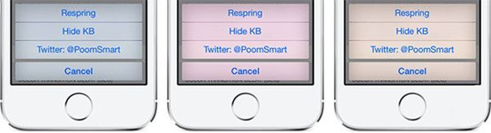 iOS7.1.2越狱插件Randomy：系统界面颜色随机改变