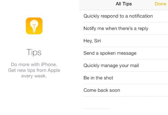 ios8 tips怎么用？ios8 beta4 tips使用教程1