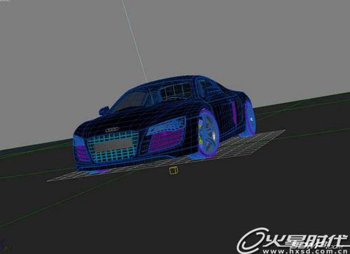 3dsmax打造荒漠游行侠奥迪R8