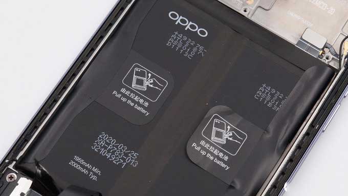 拆解报告:OPPO Ace2手机内置10W反向无线充电器