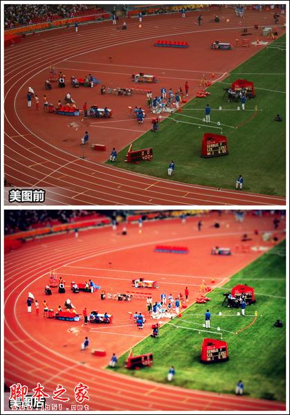 迷你奥运会 神奇移轴打造赛场玩具模型 三联