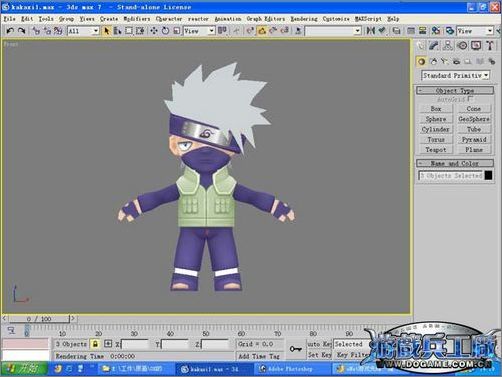 3dsmax实例教程:打造Q版忍者角色_脚本之家jb51.net转载