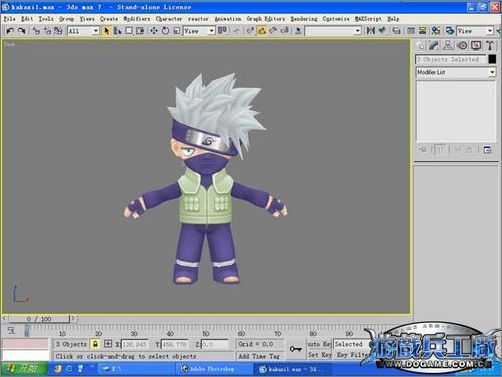 3dsmax实例教程:打造Q版忍者角色_脚本之家jb51.net转载