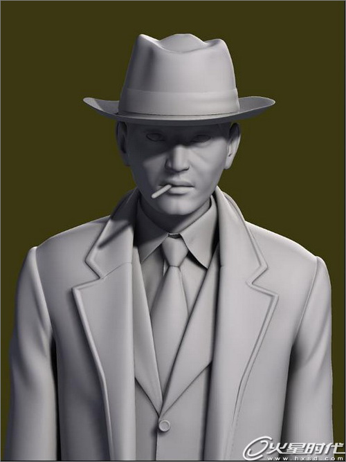 3DSMAX打造黄晓明版《上海滩》的许文强
