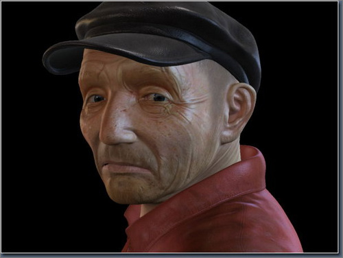3DS MAX和ZBrush建造写实的乡村渔夫人物建模