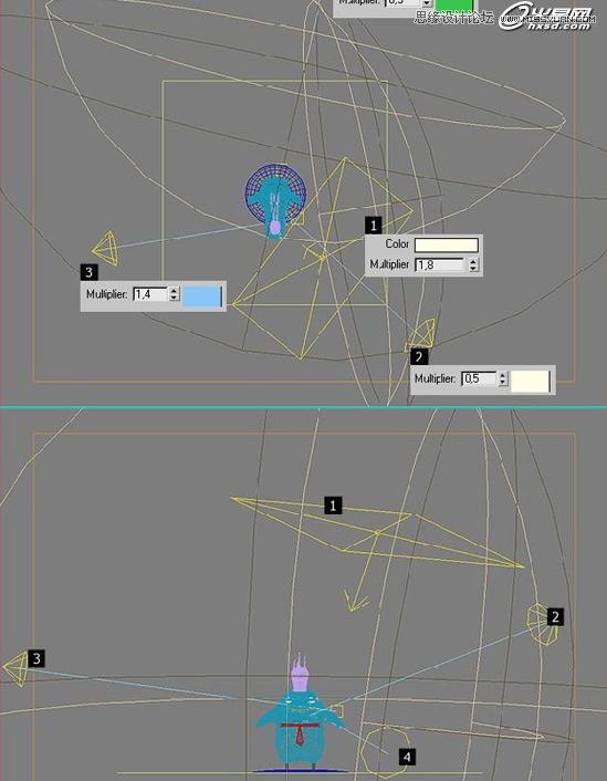 用3ds Max制作吓人的外星小怪物